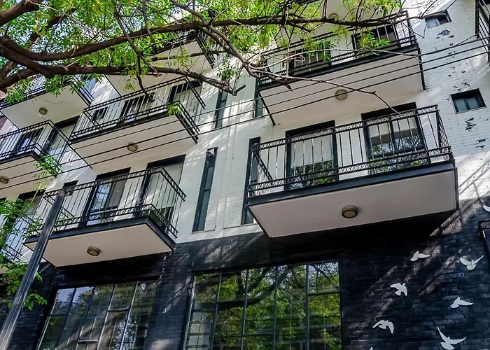 Amplio, Equipado Con Vistas A Jardín En El Corazón Cdmx *